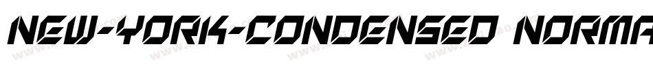 New-York-Condensed Normal字体转换